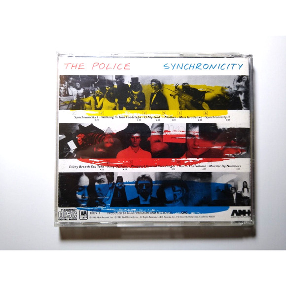 Synchronicity The Police CD 1983 CD 3735 No Barcode US Edition Pop Rock New Wave - Picture 3 of 3